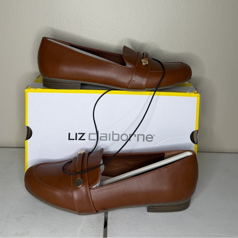 Claiborne Men's Tan Leather Loafers